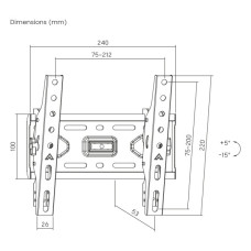 Кронштейн Brateck KL36-22T
