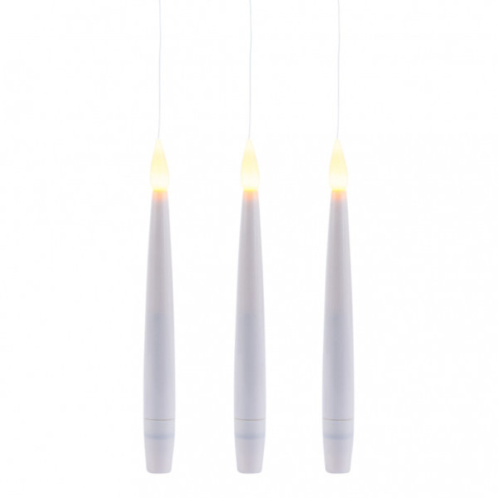 Ялинкова іграшка Novogod`ko Набір свічок, що літають;LED 15 см, 3 шт з пультом (974446)