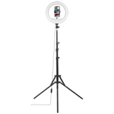 Набір блогера Hama Smartphone Tripod Steady-120 V2, 185см, Bluetooth, LED ring (00004659)