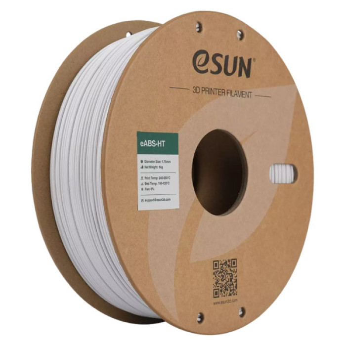 Пластик для 3D-принтера eSUN EABS-HT 1,75mm 1kg COLD WHITE (EABS-HT-P175CW1)