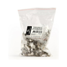 Конектор RJ45 cat.7 FTP 8P8C * 50 (наскрізні отв., позолоч. конт.) Cablexpert (LC-PTF7-01/50)