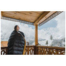 Спальний мішок Turbat Nox пуховий 400 grey/cheddar orange 195 см (012.005.0393)