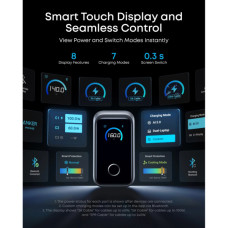 Зарядний пристрій Anker 3xUSB-C PD3.1 160W GaNPrime w Display silver (A2687341)