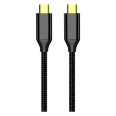 Дата кабель USB-C to USB-C 1.0m USB3.2 (20Gbps 4K PD100W) Gen2 5А black ColorWay (CW-CBPDCC062-BK)