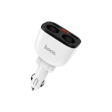 Зарядний пристрій HOCO HOCO Z28 Power ocean 2xUSB + display White (6957531091967)