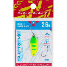Блешня Select Supreme 2.6g 30mm 11 LimeON Black (1870.80.59)