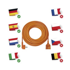 Мережевий подовжувач EMOS P01225R