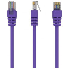 Патч-корд 0.5м, UTP, cat.5e, CCA, violet Cablexpert (PP12-0.5M/V)