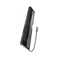 Порт-реплікатор J5create Dock-Station USB-C 10-in-1 (HDMI/PD/USB-A/USB-C/LAN/картридер/audio) (JCD542-N)