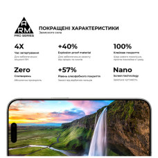 Скло захисне Armorstandart Pro Apple iPhone 16 Pro with mesh (ARM87027)