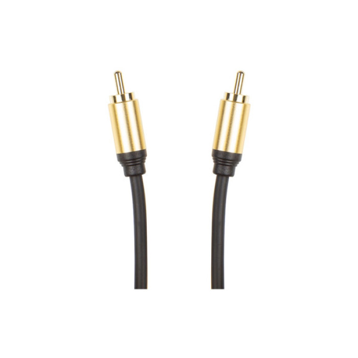 Кабель мультимедійний 1xRCA M to 1xRCA M 1.0m PowerPlant (CA911752)