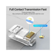 Конектор RJ45 UTP Cat.6 Modular 10 шт. Vention (IDDR0-10)