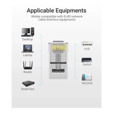 Конектор RJ45 UTP Cat.6 Modular 10 шт. Vention (IDDR0-10)