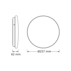 Світильник Osram CEILING ROUND 12W 840 IP44 (4099854647277)