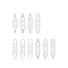 Набір біт для мультитула NexTool Flagship Captain та Pocket tool (NE20296)