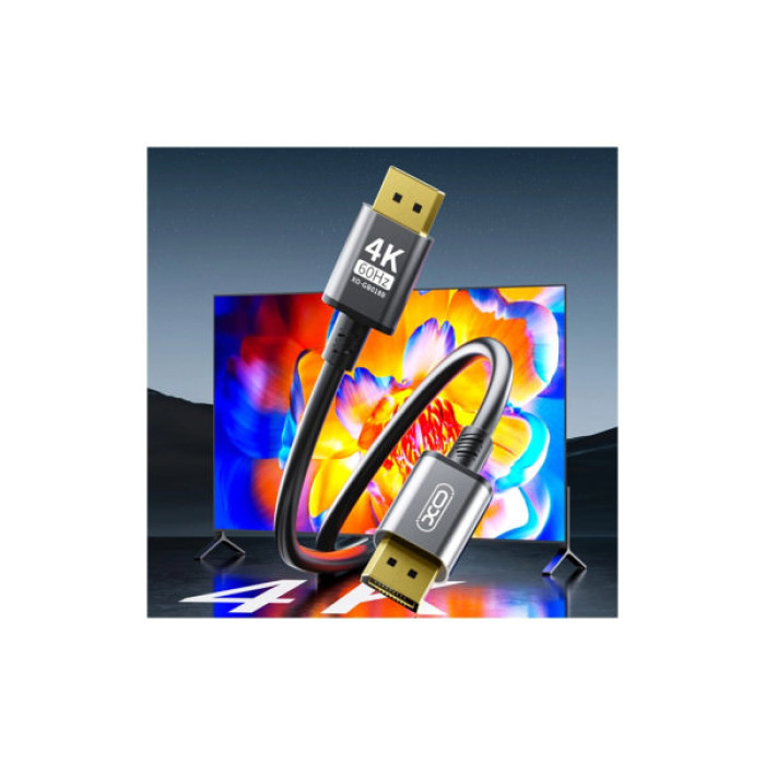 Кабель мультимедійний DisplayPort M to DisplayPort M 5.0m V1.2 XO (GB018B-DP.tranish)