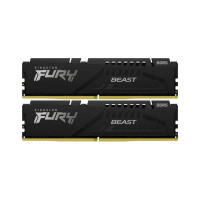 Модуль пам'яті для комп'ютера DDR5 64GB (2x32GB) 5600 MHz Fury Beast Black Kingston Fury (ex.HyperX) (KF556C36BBE2K2-64)