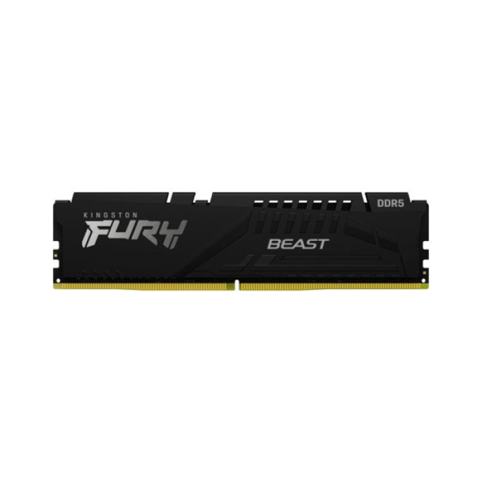 Модуль пам'яті для комп'ютера DDR5 64GB (2x32GB) 5600 MHz Fury Beast Black Kingston Fury (ex.HyperX) (KF556C36BBE2K2-64)