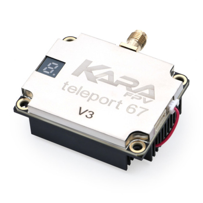 Відеопередавач (VTX) KaraFPV Teleport67 4W 6.1-7.2G V3 (TX6704IV3)