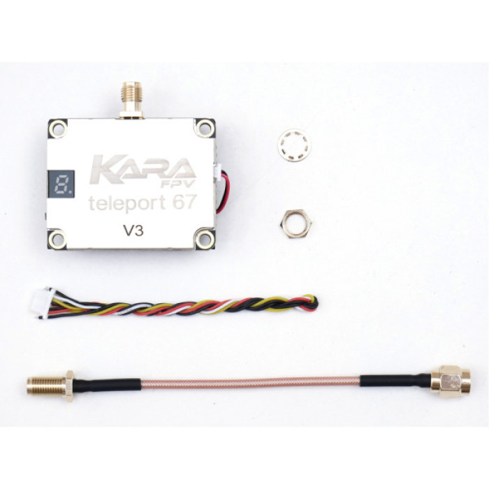 Відеопередавач (VTX) KaraFPV Teleport67 4W 6.1-7.2G V3 (TX6704IV3)