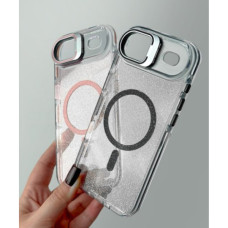 Чохол до мобільного телефона BeCover FIBRA Star Shine MagSafe Apple iPhone 17 Air Light Pink (715421)