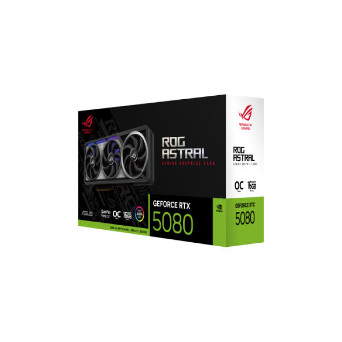 Відеокарта ASUS GeForce RTX5080 16GB ROG ASTRAL OC GAMING (ROG-ASTRAL-RTX5080-O16G-GAMING)