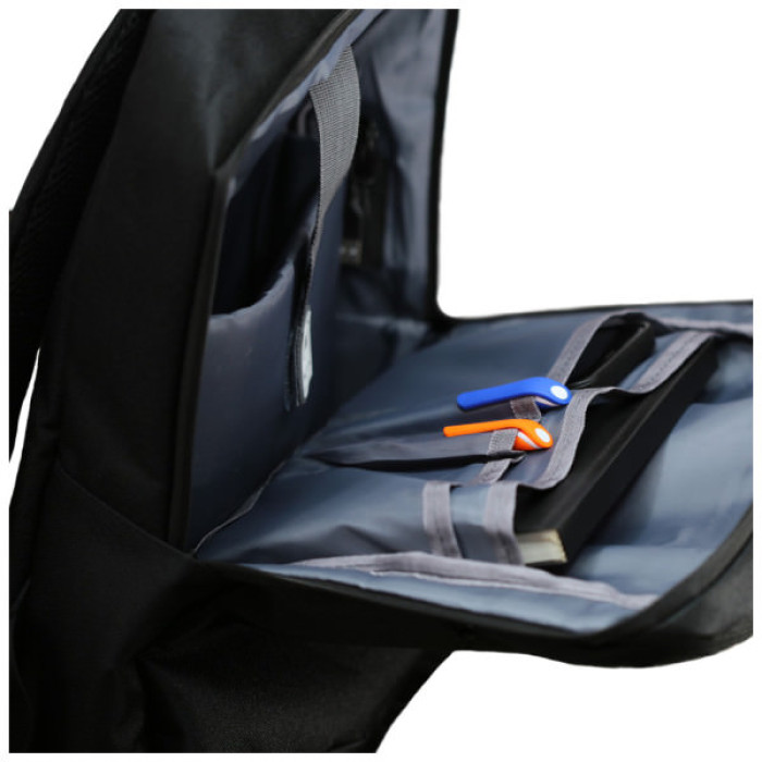 Рюкзак туристичний NikiBo Sleek 15л чорний (30010805-01)