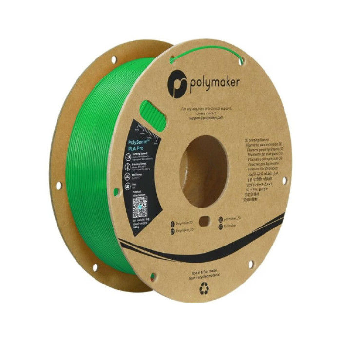 Пластик для 3D-принтера Polymaker PLA PRO HIGH SPEED TOUGH 1,75mm GREE 1kg (PA13010)