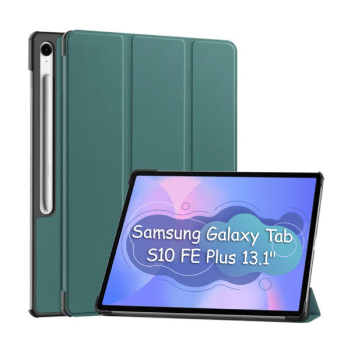 Чохол до планшета BeCover Smart Case Samsung Galaxy Tab S10 FE Plus (SM-X620/SM-X626) 13.1" Dark Green (713383)