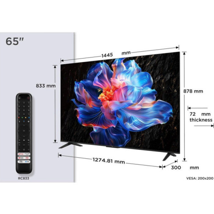 Телевізор TCL 65P6K