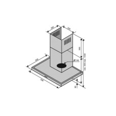 Витяжка кухонна Ventolux ITALIA 60 BG (1200) TRC