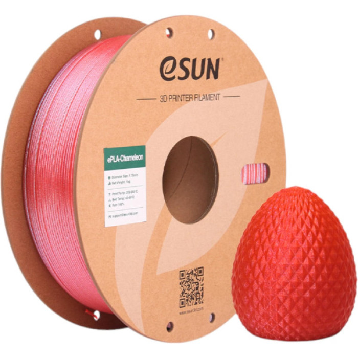 Пластик для 3D-принтера eSUN ePLA Chameleon 1,75mm 1kg RASBERRY RED (EPLA-CHAMELEON-P175RR1)