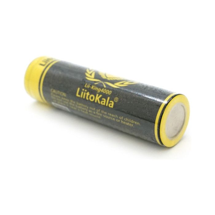 Акумулятор 18650 4000mah (3800-4000mah), 3.7V(2.75-4.2V) Liitokala (King-4000-JT)