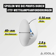 М'ячик для настільного теніса Joola Outdoor ball 6 шт (42181) (930962)