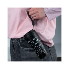 Термокружка Kite 550 мл, чорна (K25-1226-1)