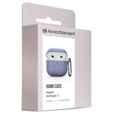 Чохол для навушників Armorstandart Hang Case для Apple AirPods 4 Lavender (ARM81282)