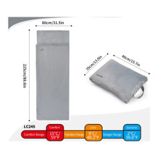 Спальний мішок Naturehike CNK2300SD022, світло-сірий (6976507667333)