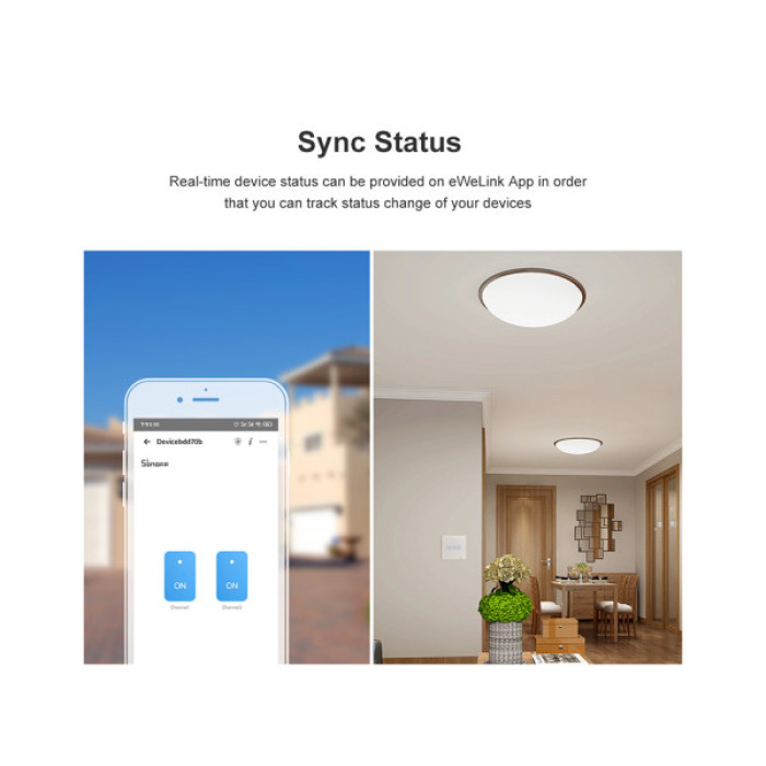 Перемикач Sonoff T3EU2C-TX