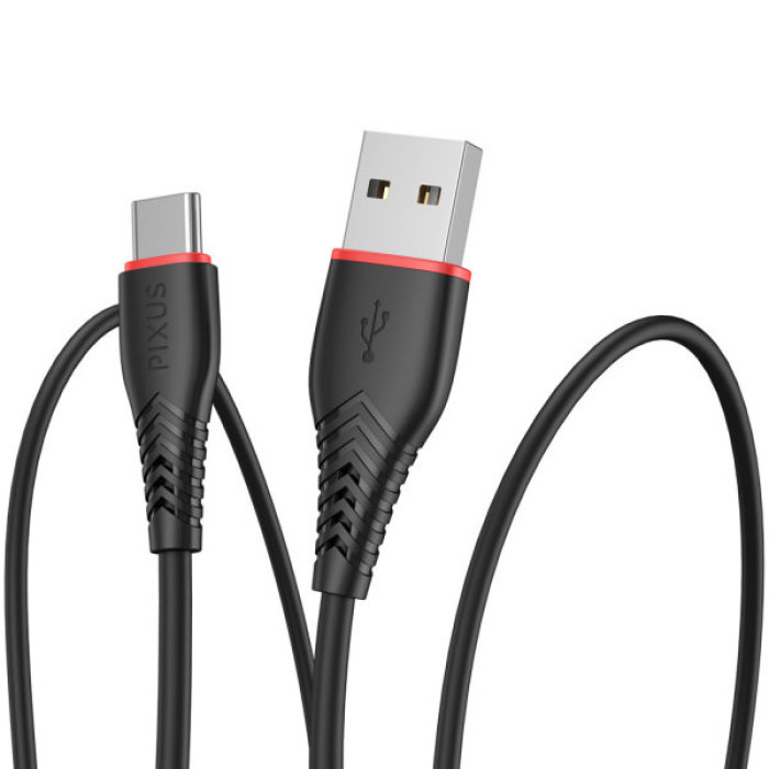 Дата кабель USB 2.0 AM to USB-C 1.0m Start Pixus (4897058531367)