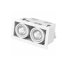 Світильник точковий Eurolamp LED GU10x2 white (LHK2-LED-GU10(white))
