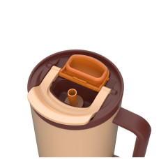 Термокружка Kambukka Rio Almond Dream 950 мл Бежева з коричневим (11-08001)