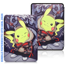 Чохол до електронної книги BeCover Smart Case Amazon Kindle Paperwhite 12th Gen. 2024 7"/Colorsoft (2024) Pikachu (712858)