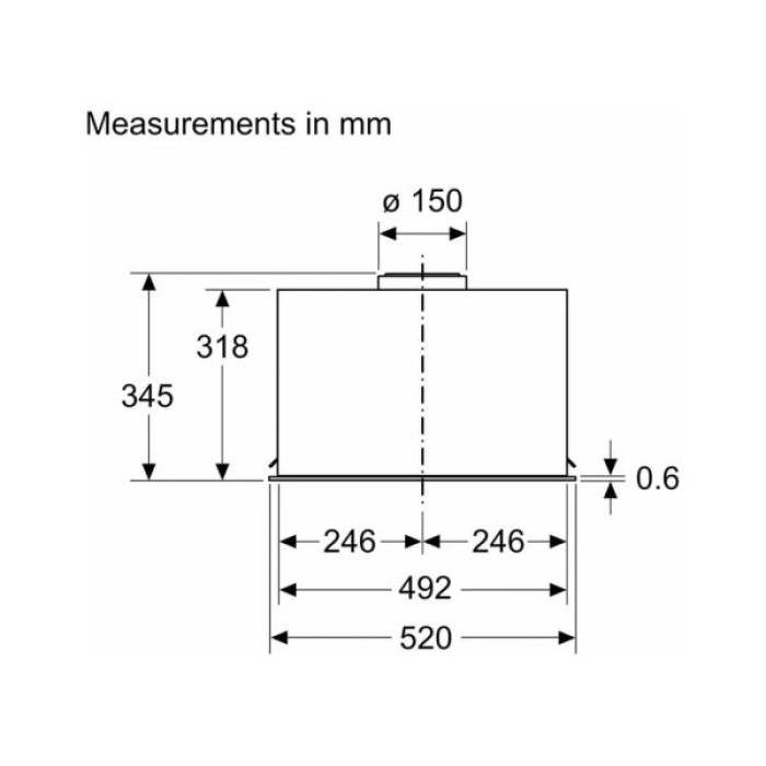 Витяжка кухонна Siemens LB56NAC50