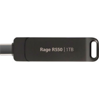 USB флеш накопичувач Patriot 1TB Rage R550 Matte Black USB 3.2/Type-C (PE1TR550DSAD)