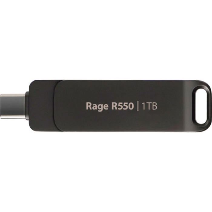 USB флеш накопичувач Patriot 1TB Rage R550 Matte Black USB 3.2/Type-C (PE1TR550DSAD)