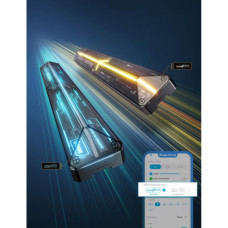 Світильник Govee H1063 Gaming Wall Light Expansion Kit, 2pcs, RGBIC, Wi-Fi/Bluetooth, Purple (H10630A5)