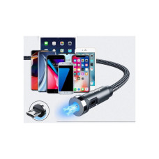 Дата кабель USB 2.0 AM to Micro 5P 1.0m magnetic black Essager (EXCCXM-WC0G)