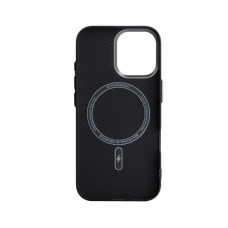 Чохол до мобільного телефона Armorstandart LikeCarbon2 MagCase Apple iPhone 17 Kevlar Black (ARM88379)