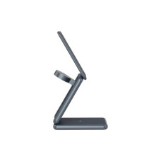 Зарядний пристрій Canyon Foldable wireless charger 15W 3in1 Metal (CNS-WCS309M)