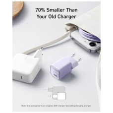 Зарядний пристрій Anker PowerPort 511 Nano III - 30W USB-C White (A2147G21)